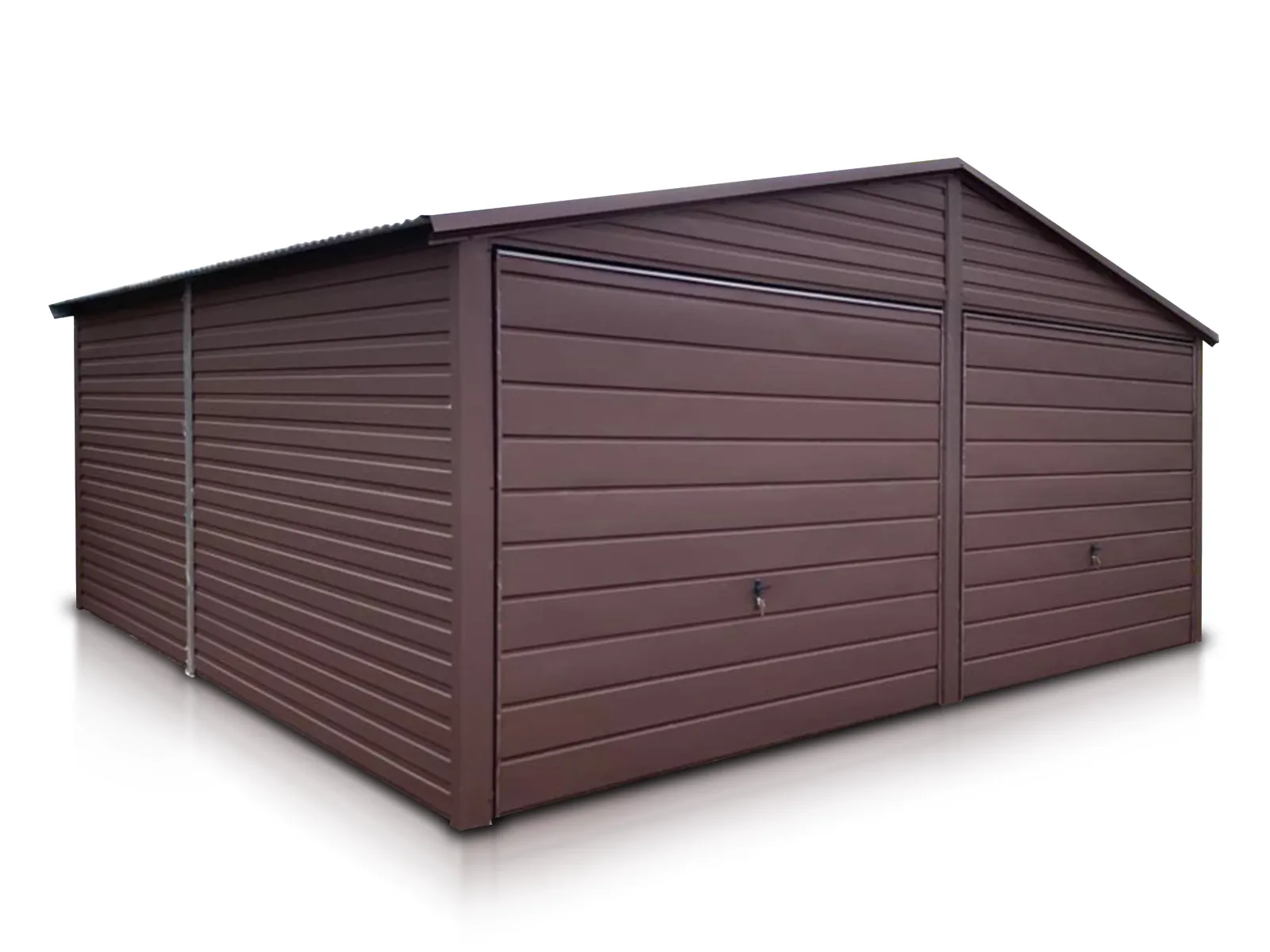 Garage en tôle double Aignan