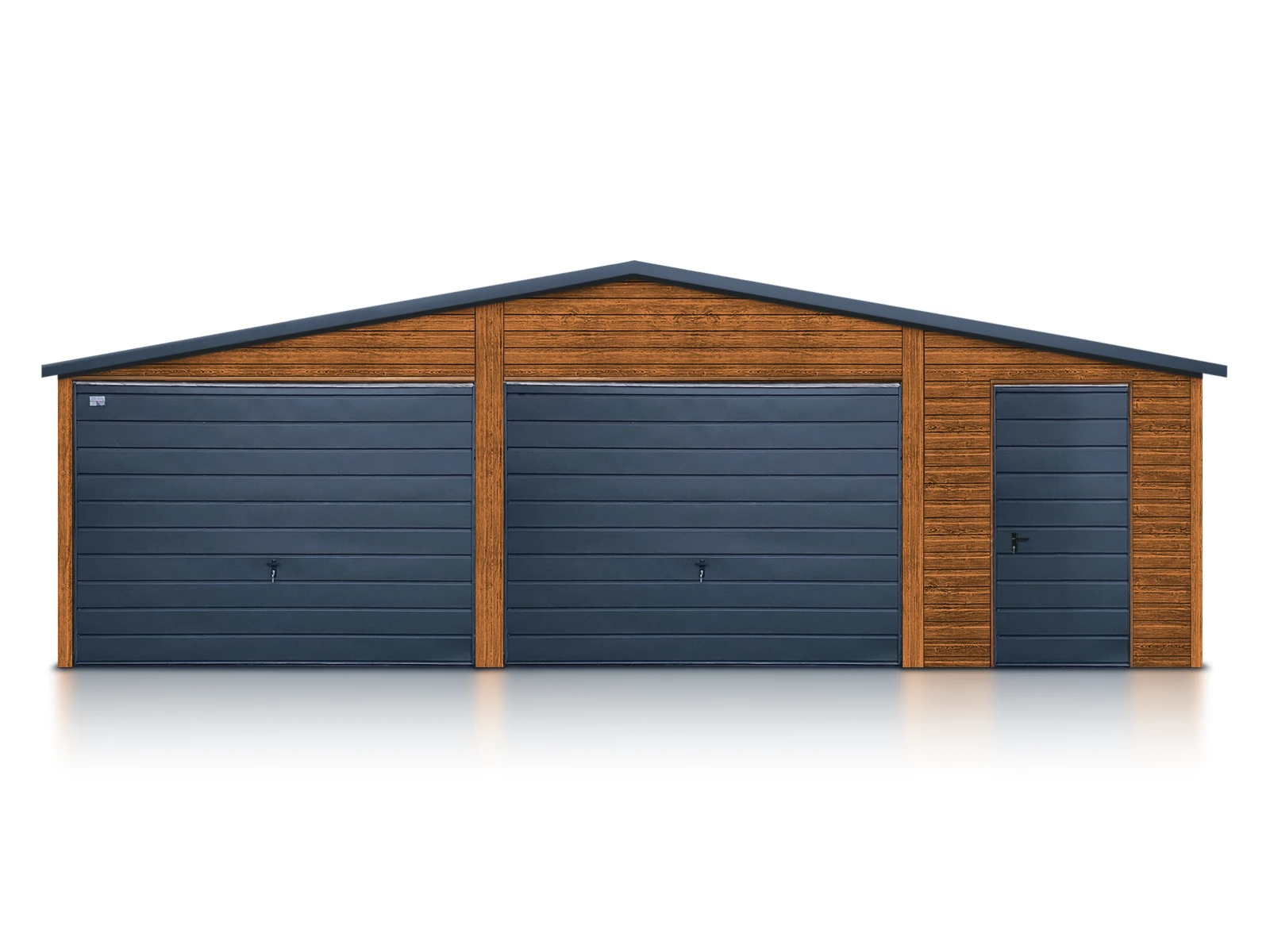 Garage en tôle double La Guerche-sur-l'Aubois