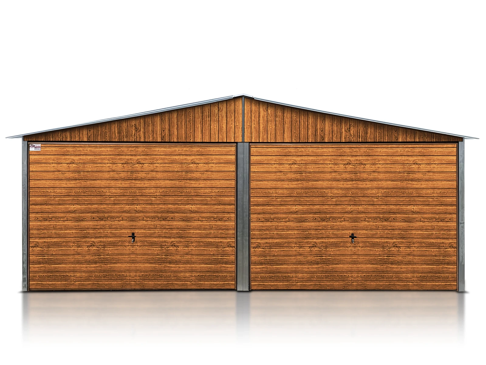 Garages en tôle effet bois Combourg