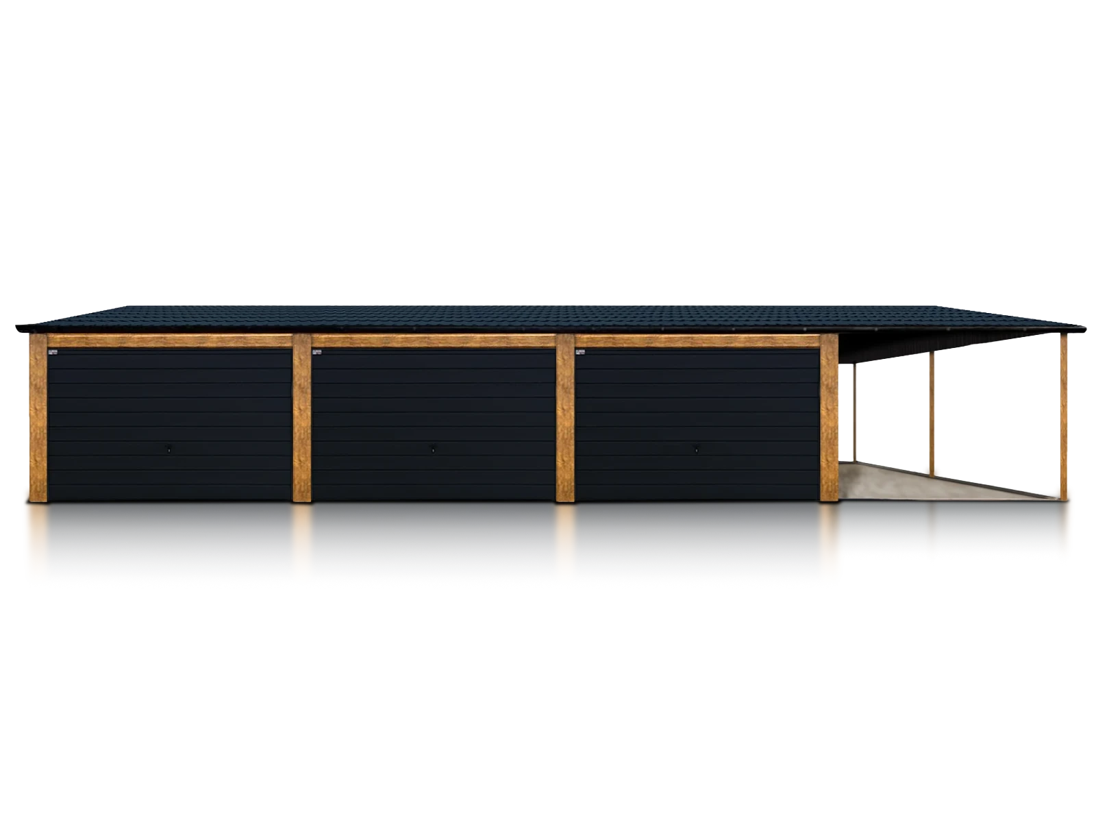 Garages en tôle triples Hédé-Bazouges