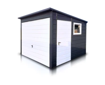 Abri de jardin 3×3 m Monopente Graphite