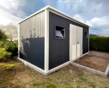 Abri de jardin 5×3 m Monopente Graphite