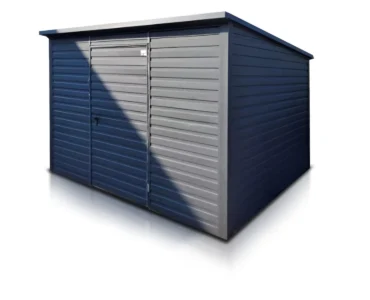Abri de jardin 3×3 m Monopente Graphite