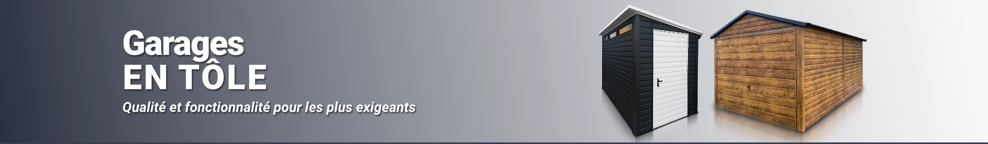 Garages en tôle Les Herbiers