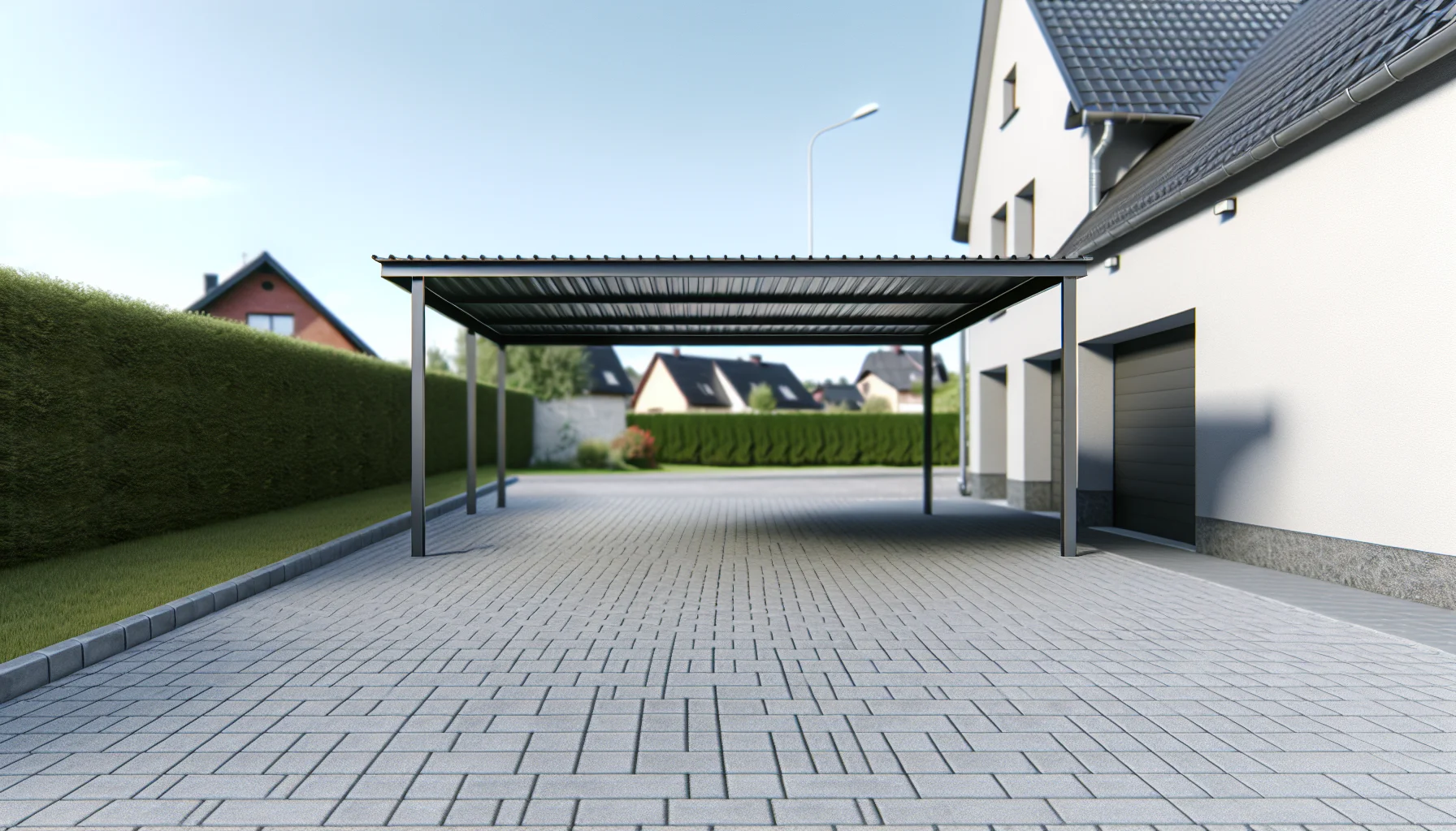 carport en acier – LiderStal