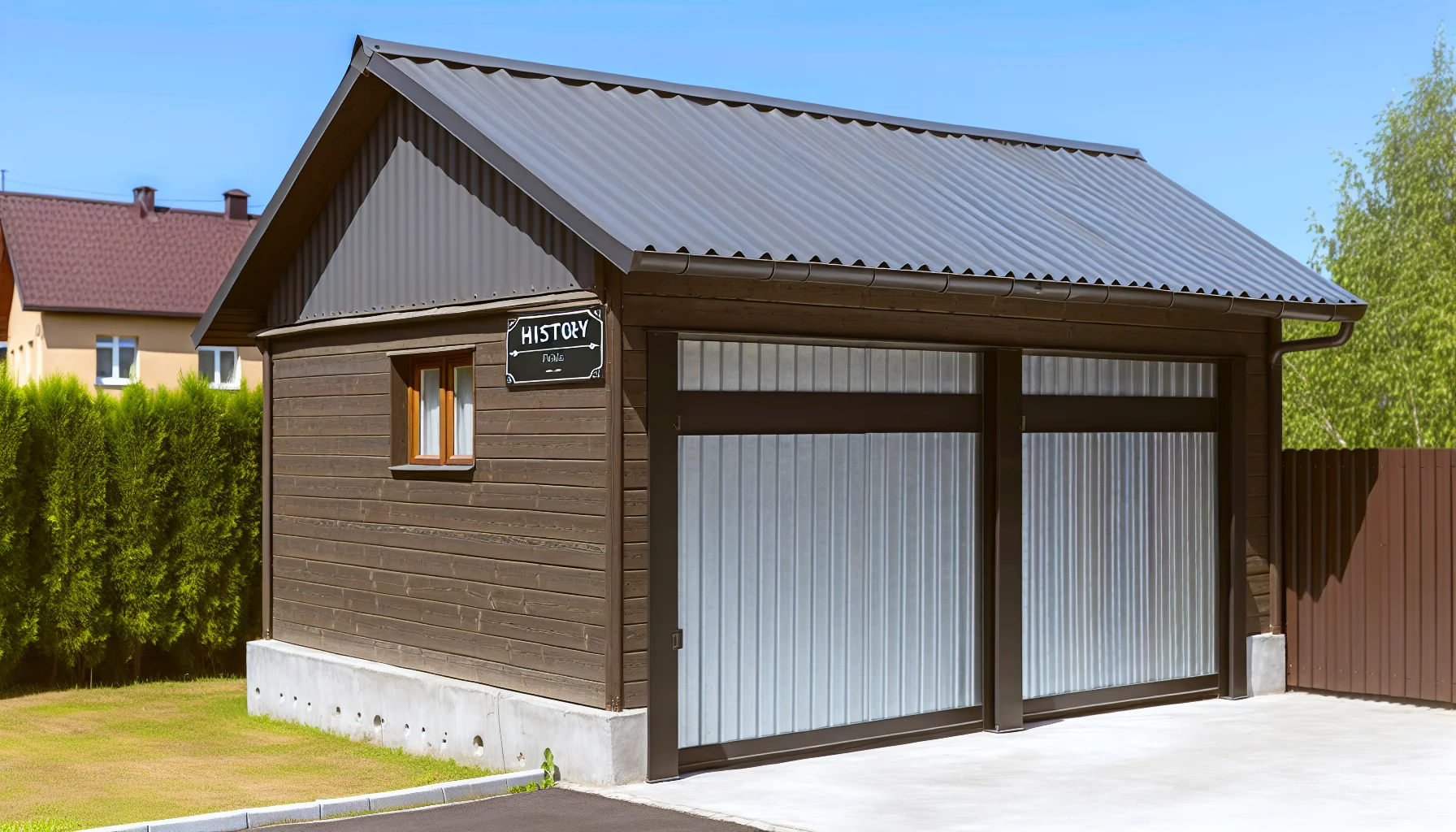 histoire garages tôle – LiderStal