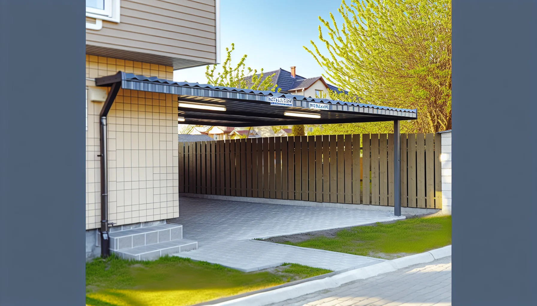 installation carport – LiderStal