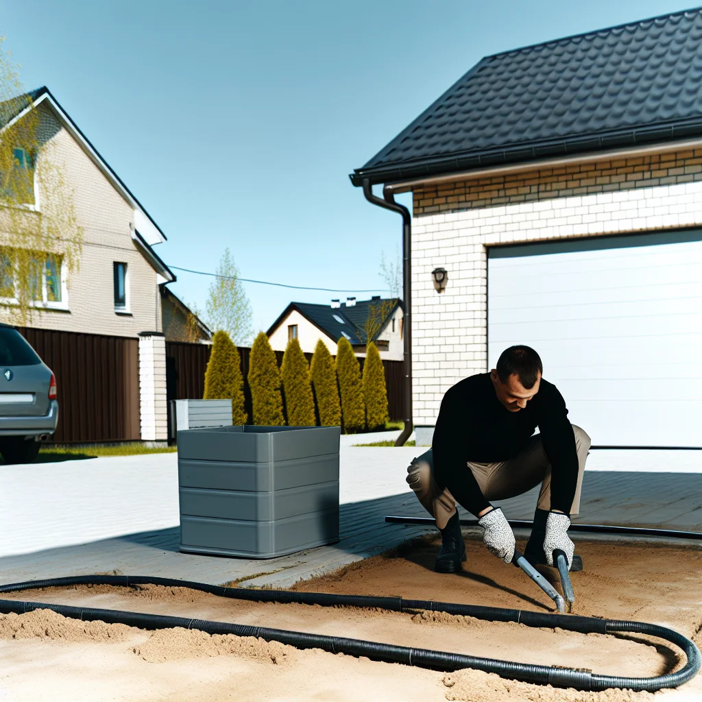 Installation de plots en béton – LiderStal