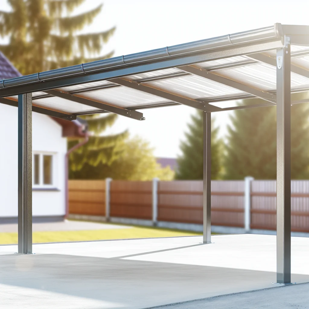 Installation d'une toiture monopente – LiderStal