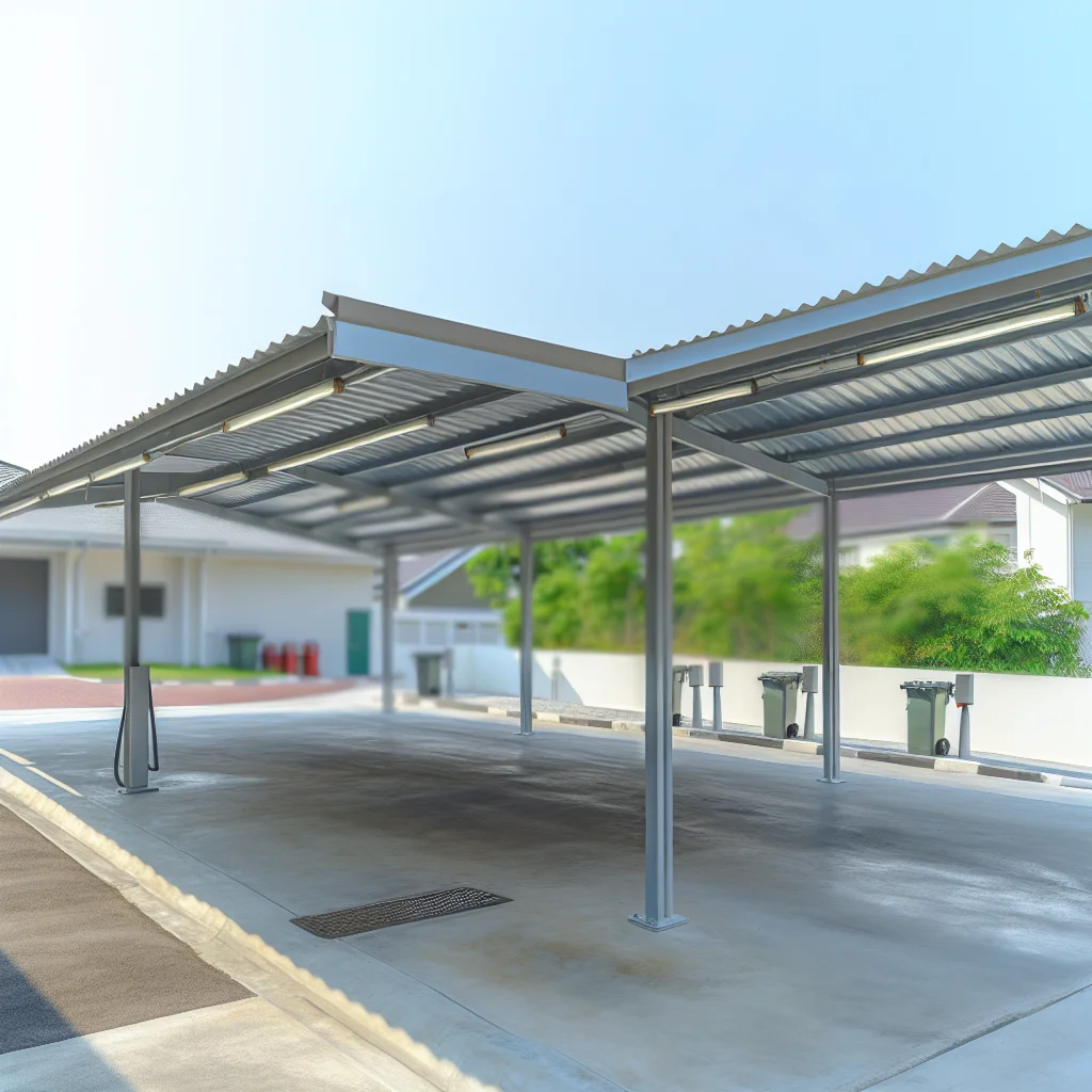 Spécificités des carports – LiderStal