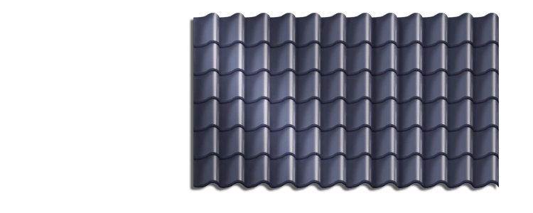 Tôle imitation tuile