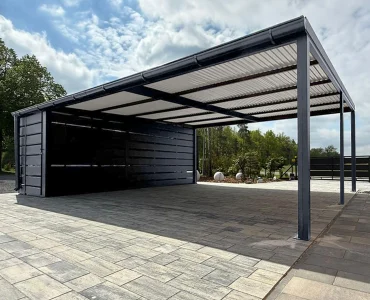 Carport avec local de rangement 7.5x5.5 - abri voiture